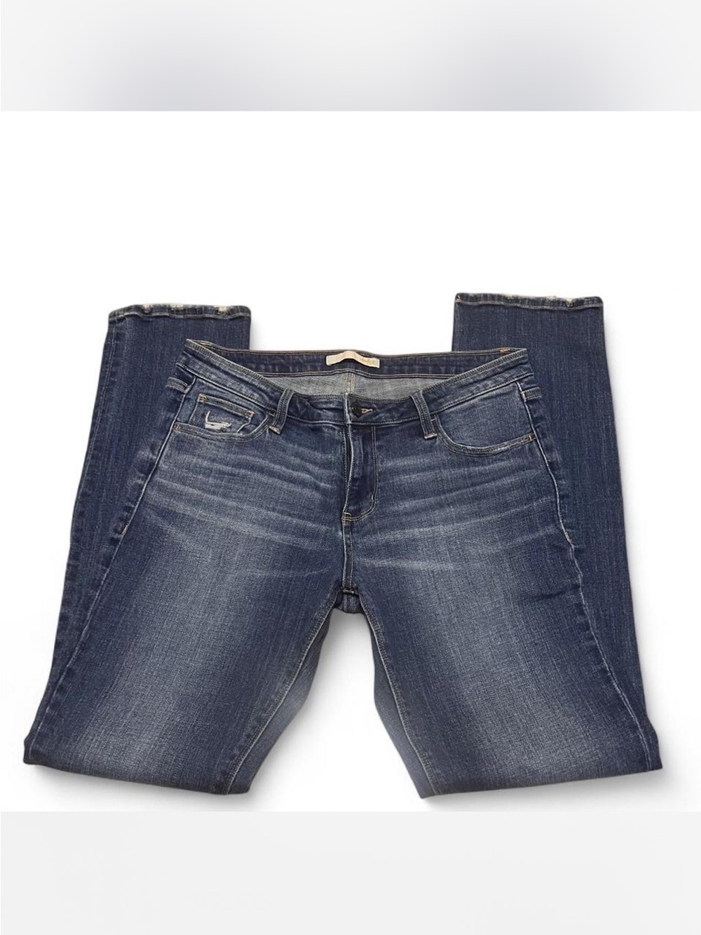 Daytrip Virgo Straight Leg Jeans 30R ✨ Frayed Hem Distressed Denim